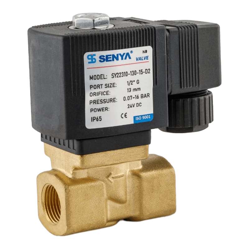 2/2 cara loyang SY223 injap solenoid siri