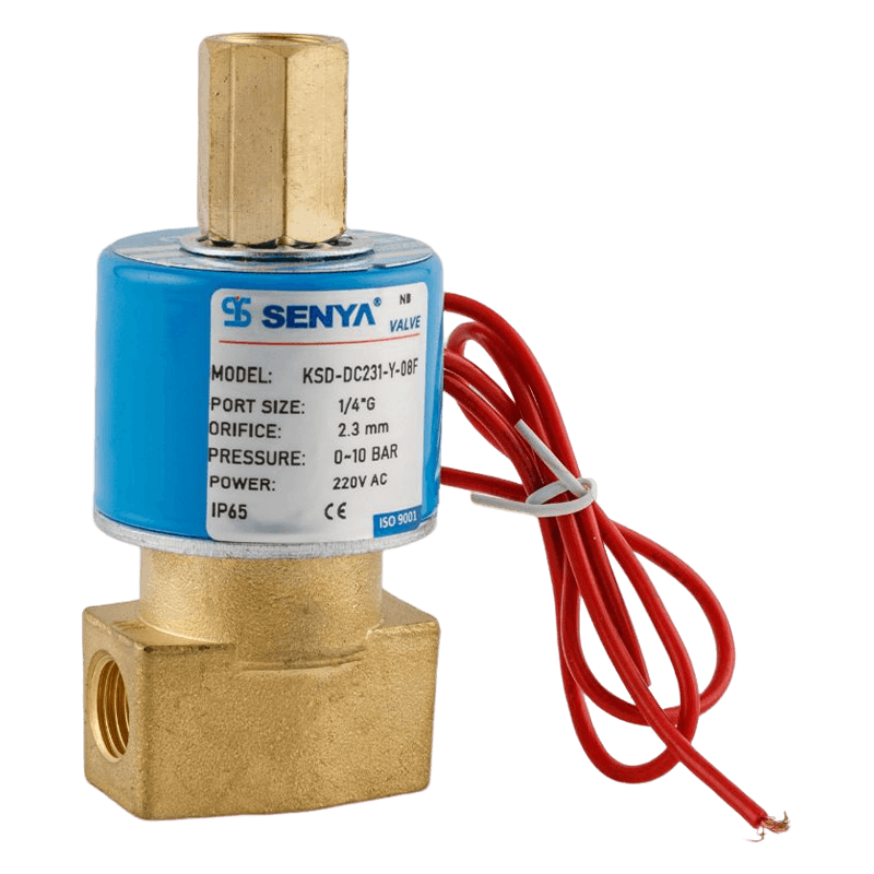 3/2 cara injap solenoid tembaga untuk menukar arah cecair KSD